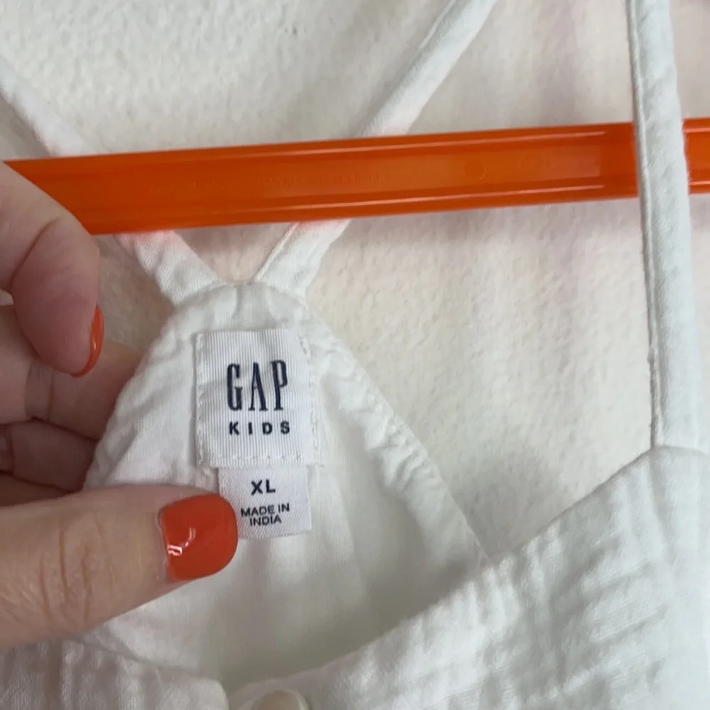 Gap Cotton peplum tank top XL